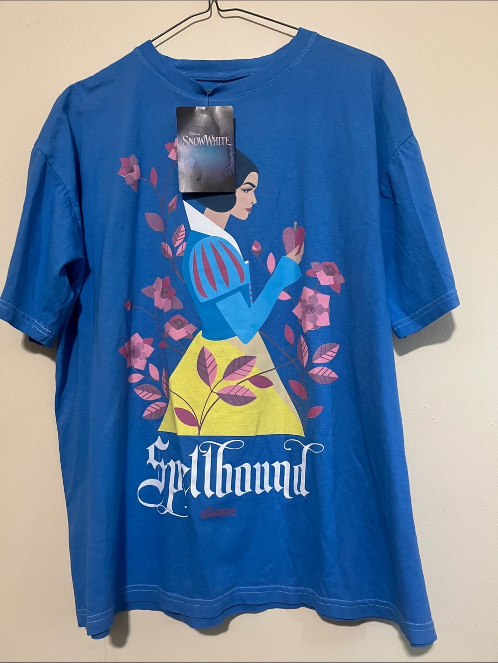 Disney Snow White Graphic Tee in Blue and Black